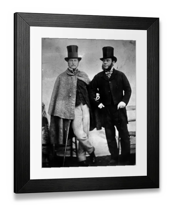 Framed Print : Victorian Gents Framed Print : Victorian Gents