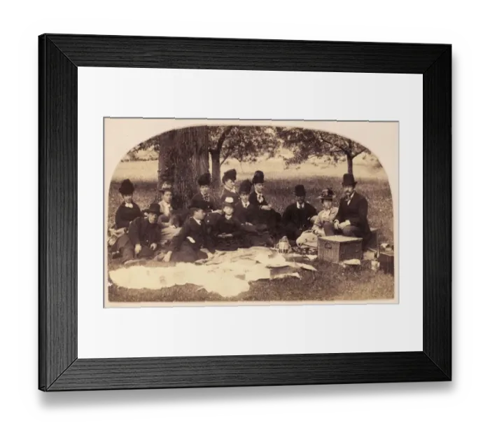 Framed Print : Family Picnic Framed Print : Family Picnic
