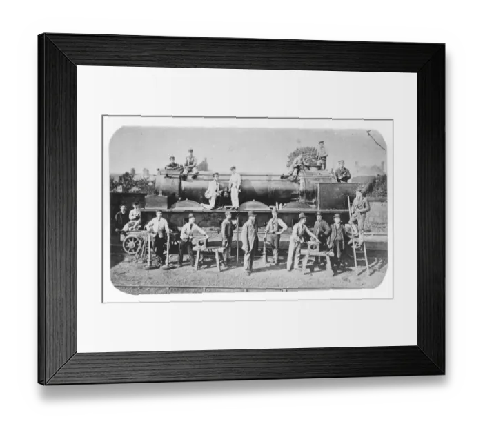 Framed Print : Rail Works Framed Print : Rail Works