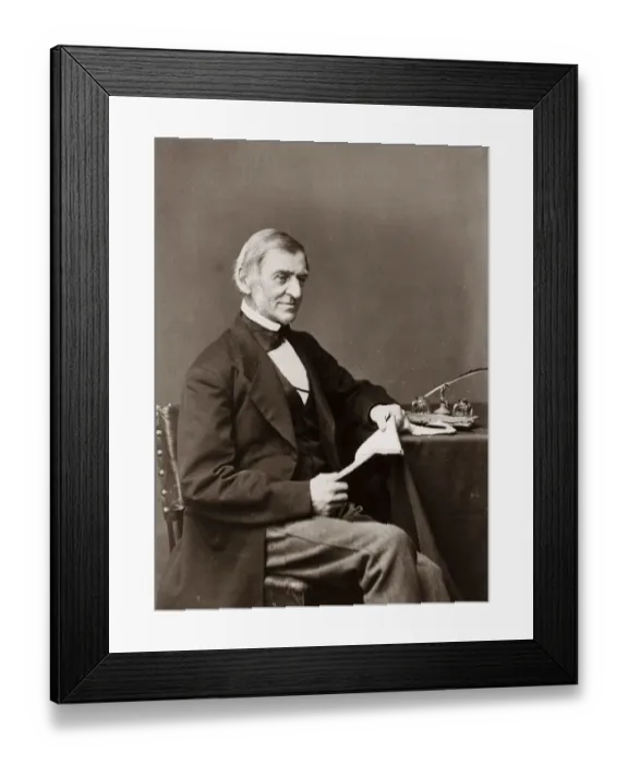 Framed Print : Ralph Waldo Emerson Framed Print : Ralph Waldo Emerson
