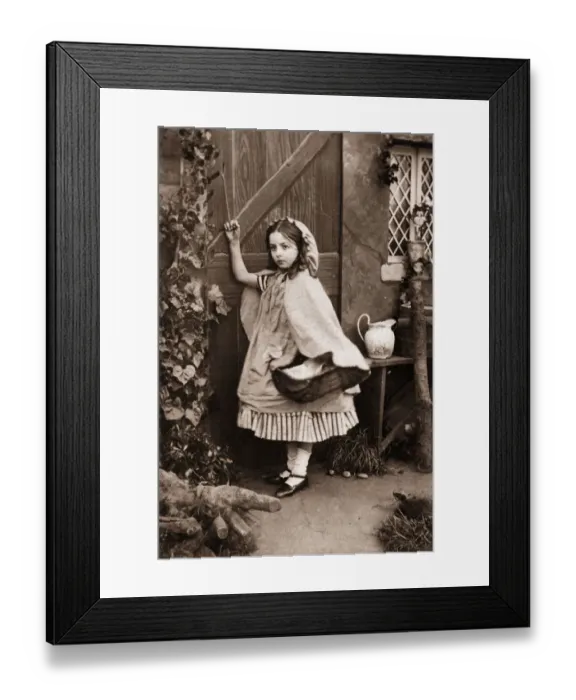 Framed Print : Red Riding Hood Framed Print : Red Riding Hood