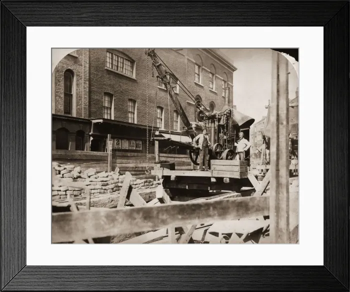 Framed Print : Sewer Cutting Framed Print : Sewer Cutting