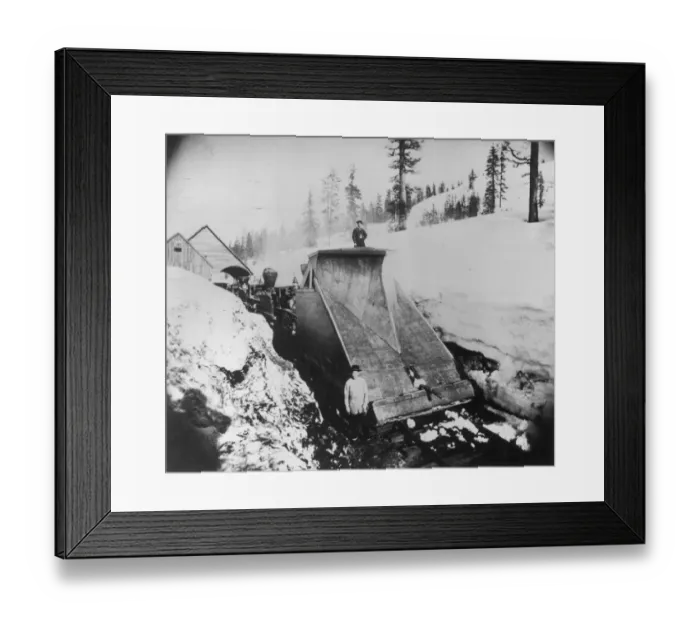 Framed Print : Snow Clearance Framed Print : Snow Clearance