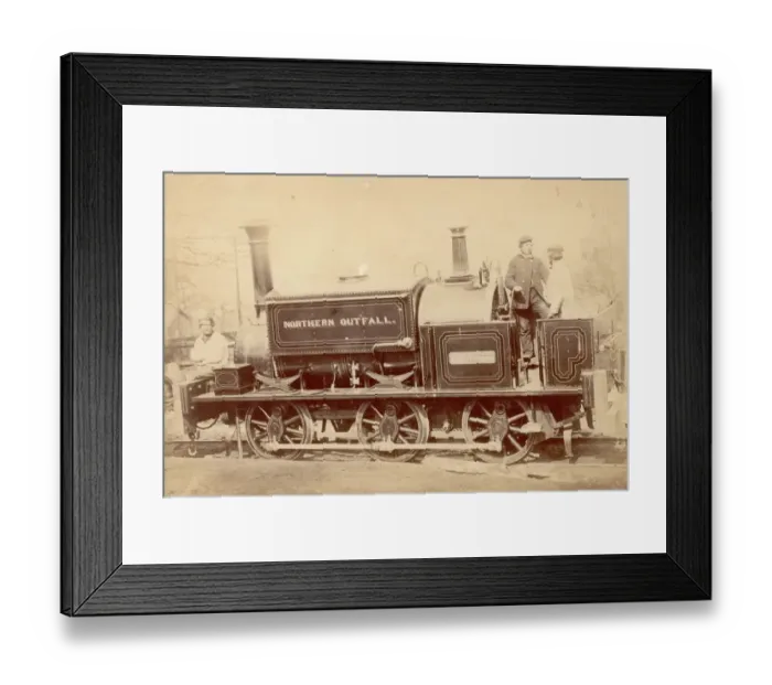 Framed Print : Sewer Train Framed Print : Sewer Train