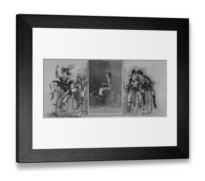 Framed Print : Early Cyclist Framed Print : Early Cyclist