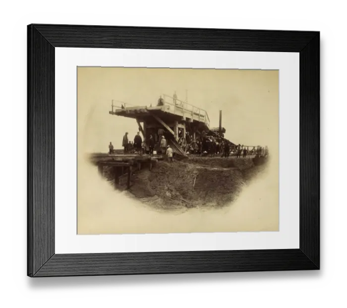 Framed Print : Outfall Sewer