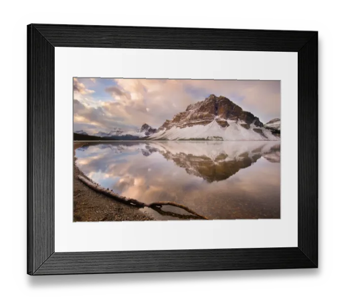 Framed Print : Bow Lake Ssunrise