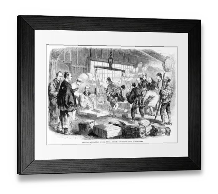 Framed Print : Custom House at Yokohama