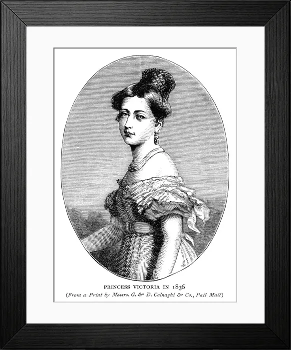 Framed Print : Princess Victoria in 1836 Framed Print : Princess Victoria in 1836
