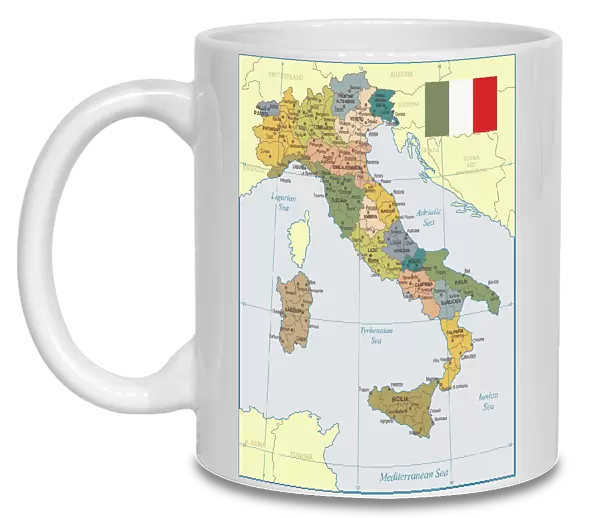 Italy Map - illustration