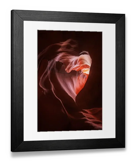 Framed Print : Heart shaped abstract curves Framed Print : Heart shaped abstract curves