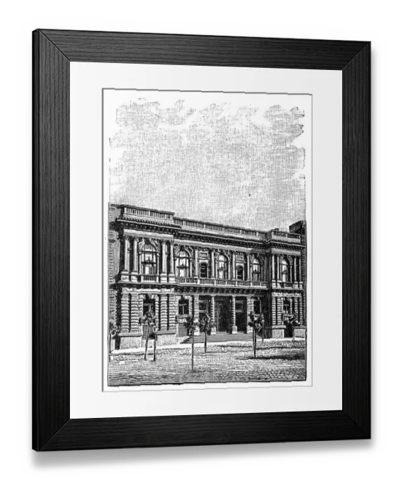 Framed Print : Hall of Art, Budapest Framed Print : Hall of Art, Budapest