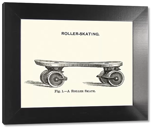 Victorian roller skate
