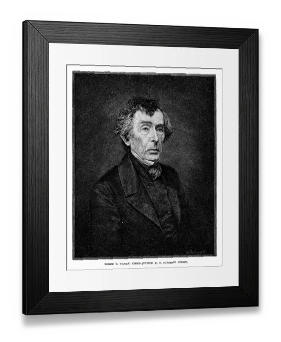 Framed Print : Roger Brooke Taney Framed Print : Roger Brooke Taney