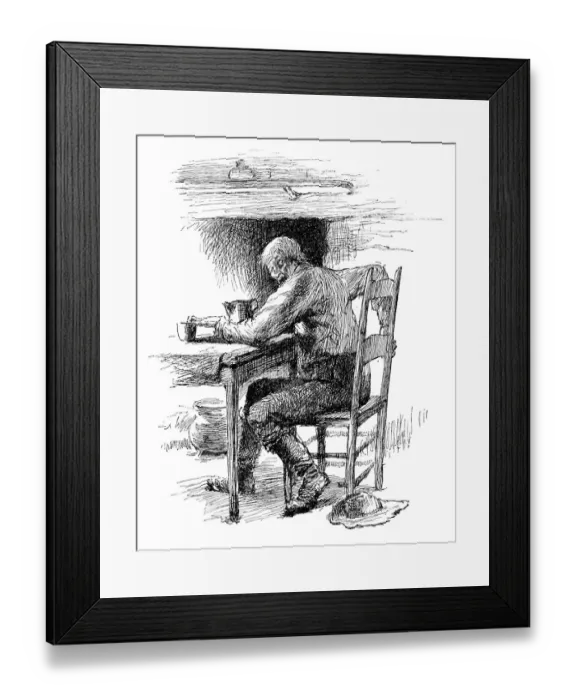 Framed Print : Terrified man Framed Print : Terrified man