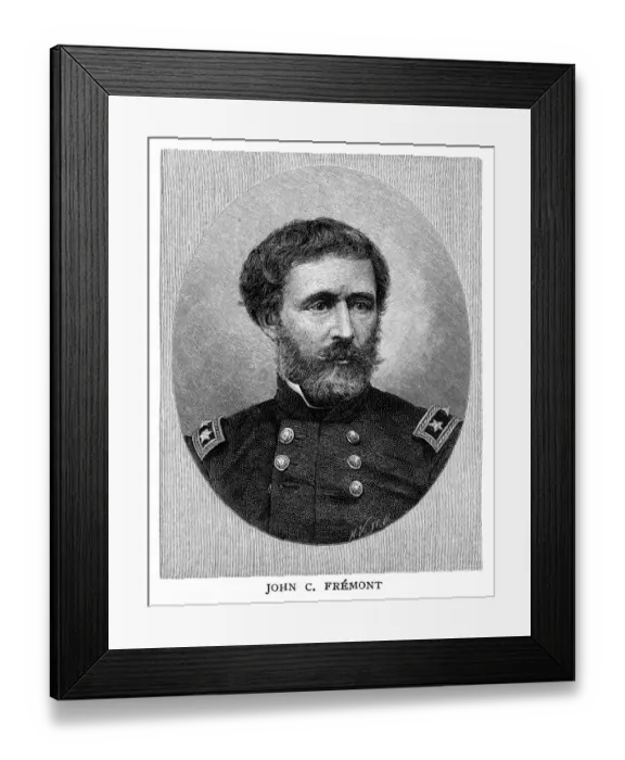 Framed Print : John Charles Fremont Framed Print : John Charles Fremont