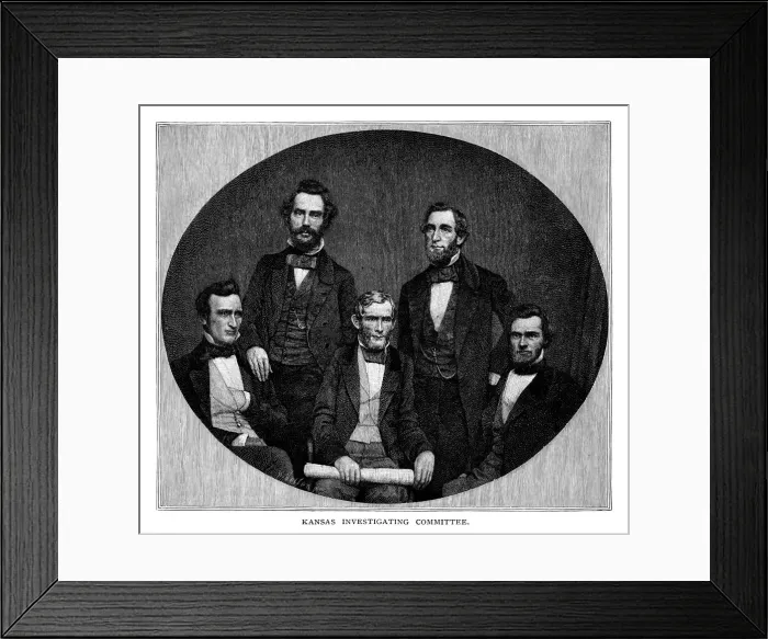 Framed Print : Kansas investigating committee Framed Print : Kansas investigating committee