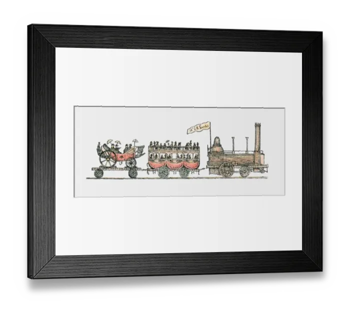 Framed Print : circa 19th century, development, horizontal, image sequence, innovation, large group of people Framed Print : circa 19th century, development, horizontal, image sequence, innovation, large group of people