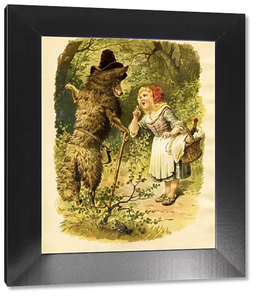 Little red ridding hood Fairy Tales 1863
