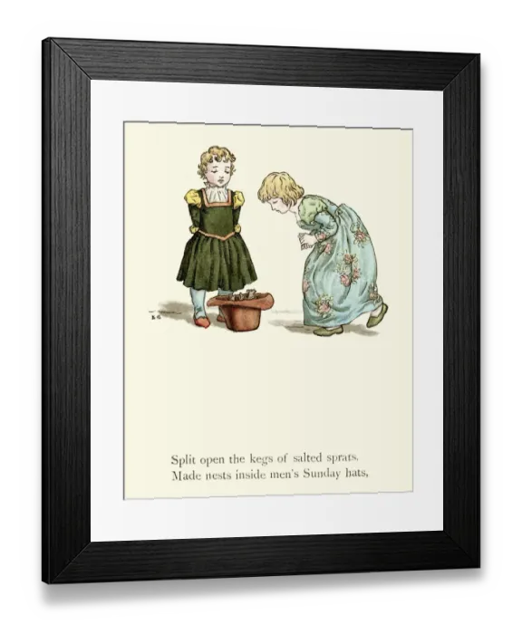 Framed Print : Rats made nests inside mens Sunday hats Framed Print : Rats made nests inside mens Sunday hats
