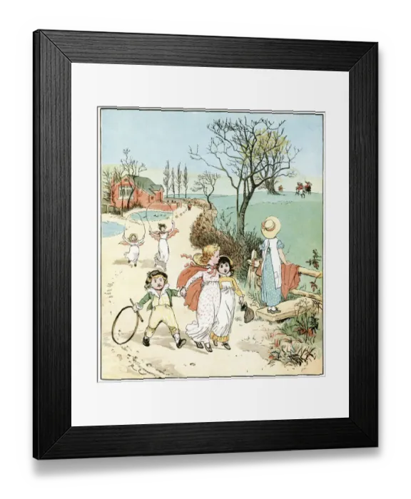 Framed Print : The Three Jovial Huntsmen Framed Print : The Three Jovial Huntsmen