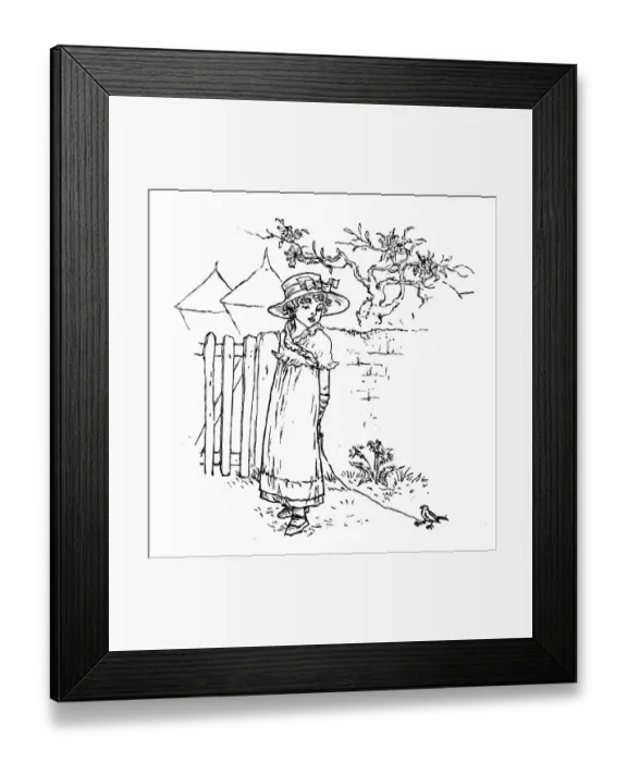 Framed Print : Antique children spelling book illustrations: Bird Framed Print : Antique children spelling book illustrations: Bird