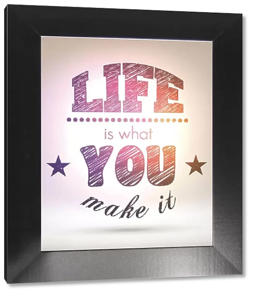 Life is what you make it - Shining Background