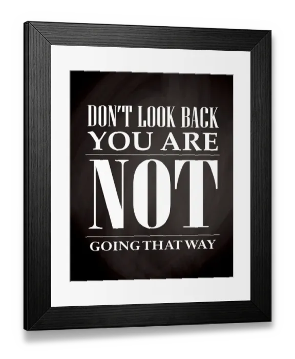 Framed Print : Typography quote Framed Print : Typography quote