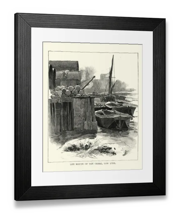 Framed Print : 19th Century, Antique, Barge, Current, District Type, Docks, England, Engraving, Europe Framed Print : 19th Century, Antique, Barge, Current, District Type, Docks, England, Engraving, Europe