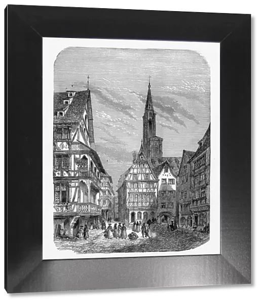Village of Strasburg, Strasbourg, Germany, Circa 1887