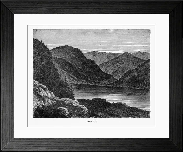 Framed Print : Lake Titisee in Black Forest, Baden-WAOErttemberg, Germany, Circa 1887 Framed Print : Lake Titisee in Black Forest, Baden-WAOErttemberg, Germany, Circa 1887