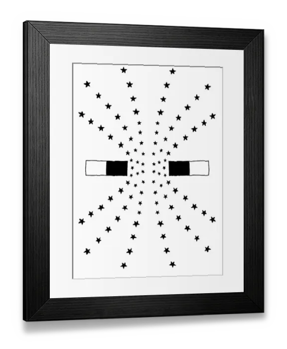 Framed Print : Negative pressures produce repulsive gravity