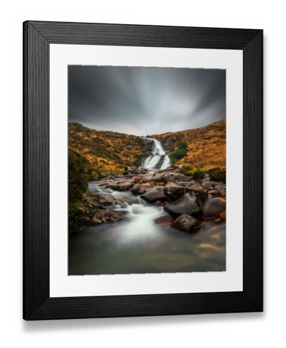 Framed Print : River Sligachan Waterfall Framed Print : River Sligachan Waterfall