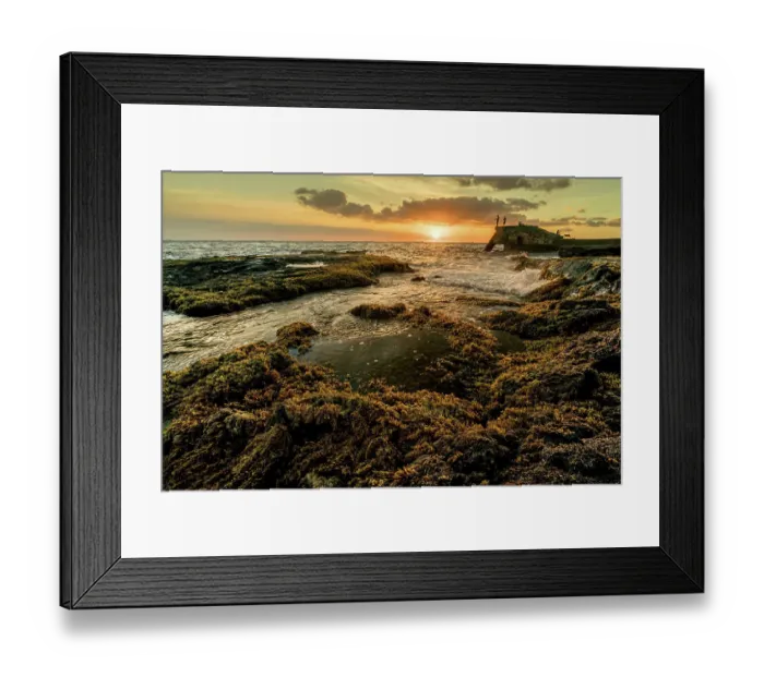 Framed Print : Wawaloli Beach Park Sunset #1 Framed Print : Wawaloli Beach Park Sunset #1