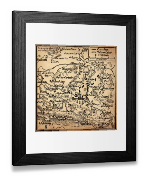 Framed Print : Battle of Hochkirch took place on 14 October 1758 during the Third Silesian War (part of the Seven Years War) Framed Print : Battle of Hochkirch took place on 14 October 1758 during the Third Silesian War (part of the Seven Years War)
