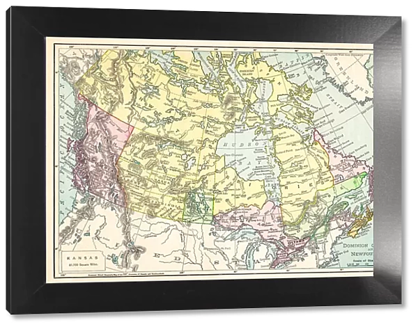 Map of Canada 1895