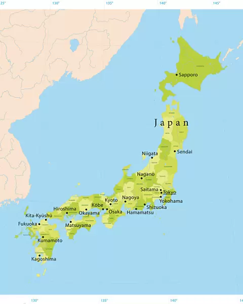 Japan Vector Map