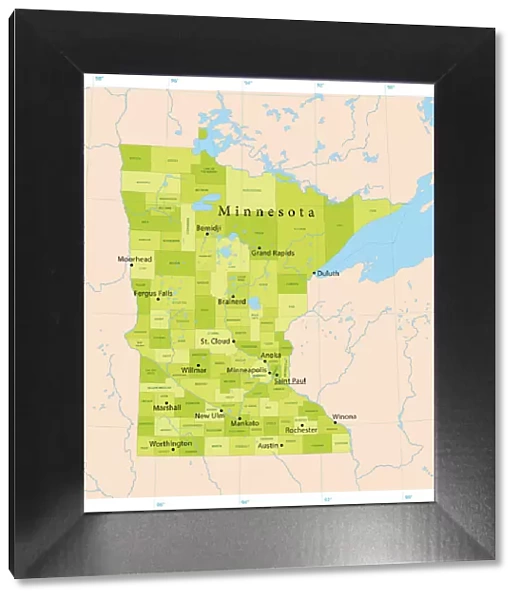 Minnesota Vector Map
