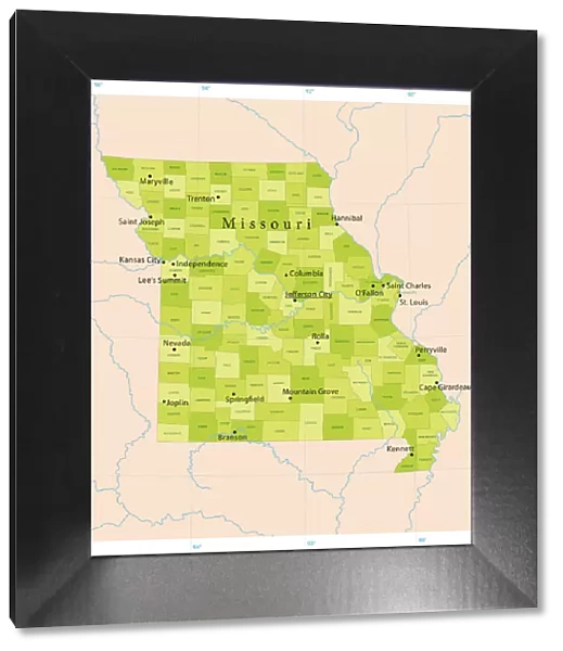 Missouri Vector Map