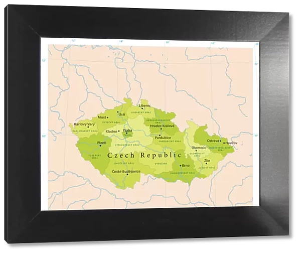 Czech Republic Vector Map