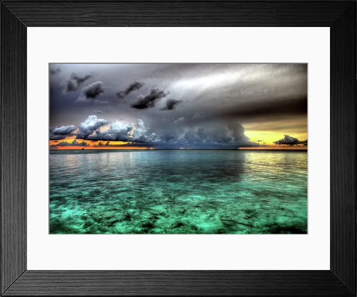 Framed Print : Thunderstorm in paradise Framed Print : Thunderstorm in paradise
