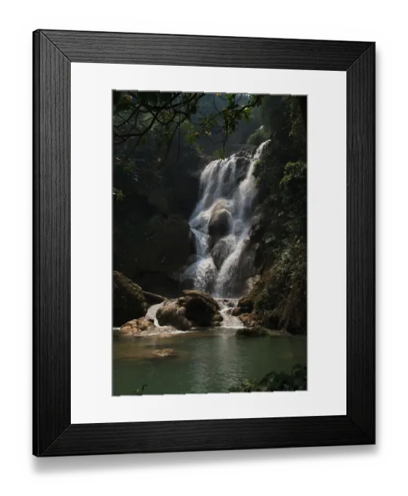 Framed Print : attraction, big, force of nature, jungle, luang prabang province, rain forest, tourist attractions Framed Print : attraction, big, force of nature, jungle, luang prabang province, rain forest, tourist attractions