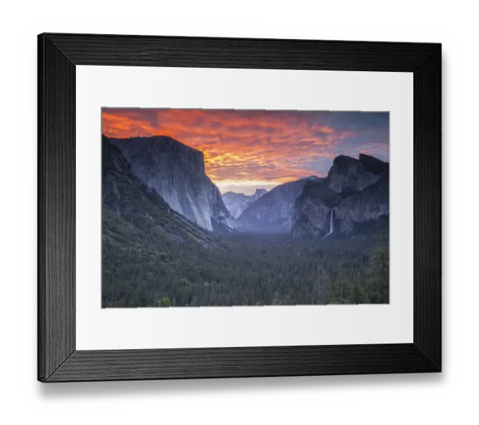 Framed Print : Yosemite Tunnel View Framed Print : Yosemite Tunnel View