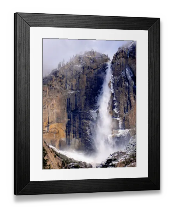 Framed Print : Yosemite waterfall Framed Print : Yosemite waterfall
