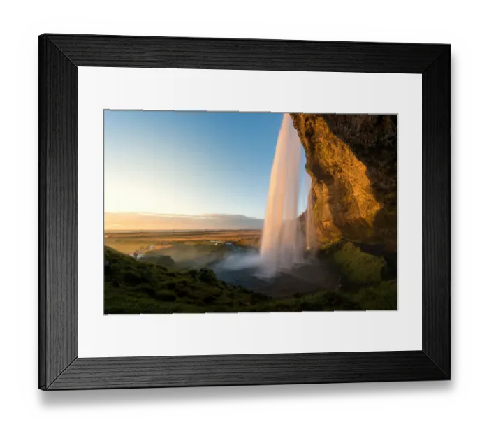 Framed Print : Gullfoss Waterfall, Iceland Framed Print : Gullfoss Waterfall, Iceland