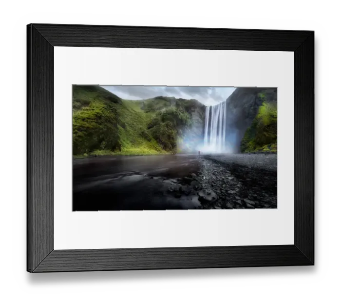 Framed Print : Gullfoss Waterfall, Iceland Framed Print : Gullfoss Waterfall, Iceland