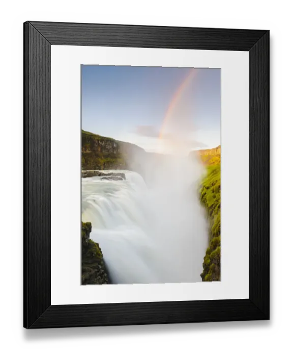 Framed Print : atmospheric, canyon, color image, condensation, copy space, day, gullfoss, haze, Iceland Framed Print : atmospheric, canyon, color image, condensation, copy space, day, gullfoss, haze, Iceland