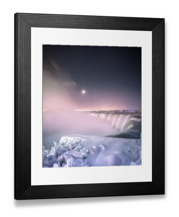 Framed Print : Winter Wonderland at Niagara Falls Framed Print : Winter Wonderland at Niagara Falls