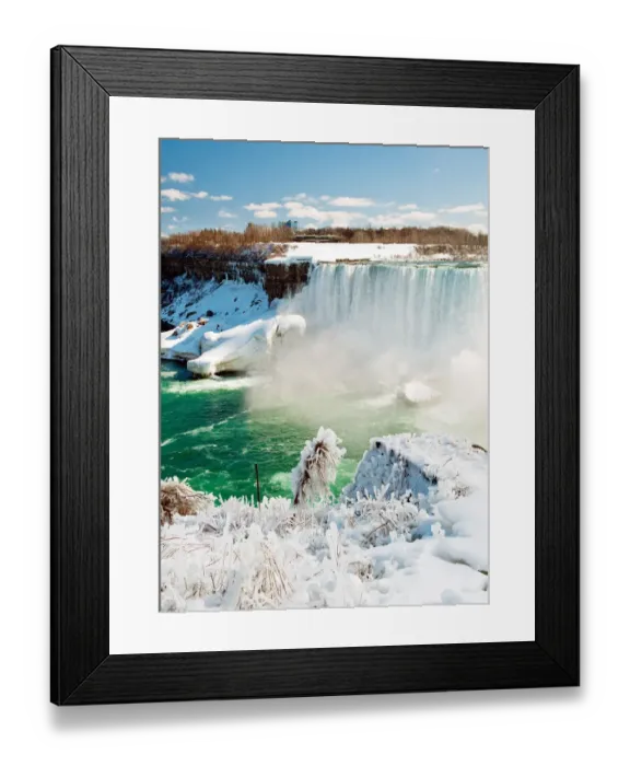Framed Print : Icy Magical Niagara Framed Print : Icy Magical Niagara