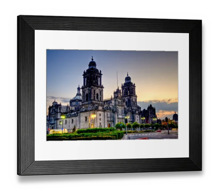 Framed Print : Mexico City Cathedral